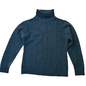 King Deer 100% Cashmere Turtle Neck Sweater WomenLarge Soft Warm Vtg S XS